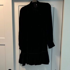 Elegant Kate Spade Black Velvet Dress